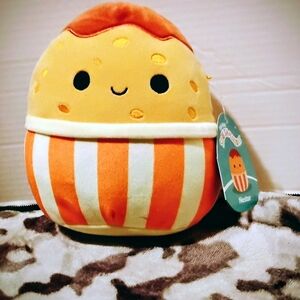 Squishmallows Orange and Yellow Cupcake Plush